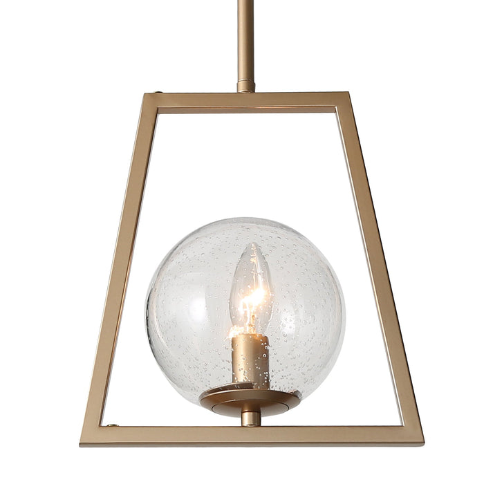 Elvinea 1-Light Gold Pendant Light