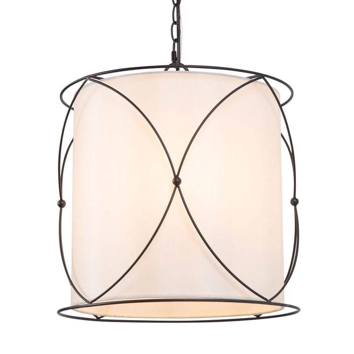 Haimeda 3-Light White Chandelier