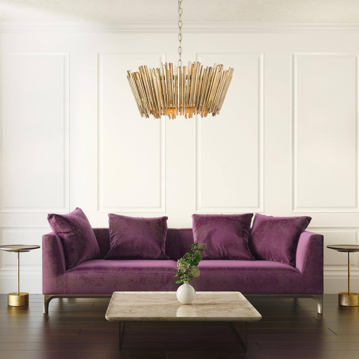 Agricse 3-Light Gold Chandelier