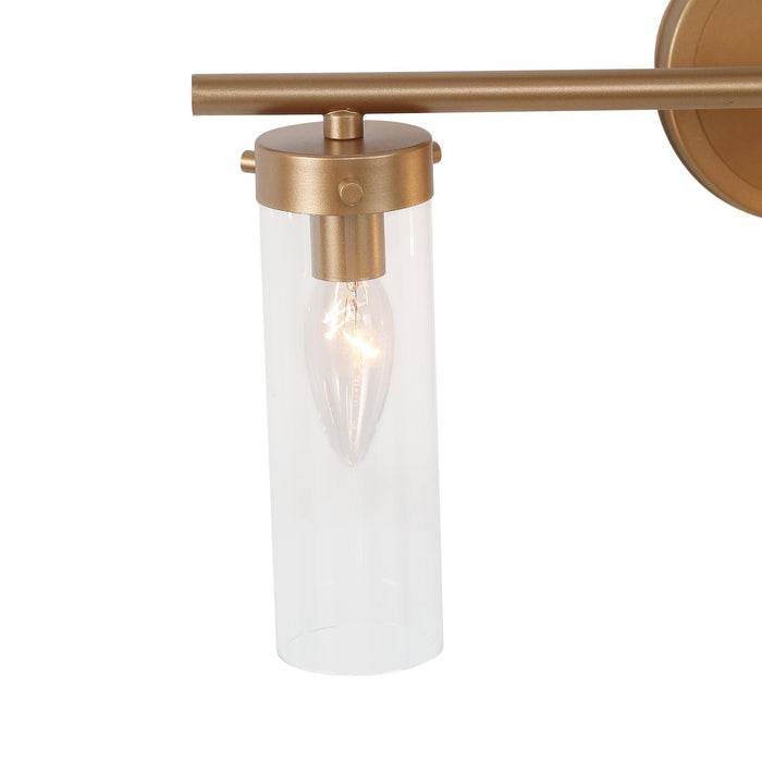 Savann 3-Light Gold Bathroom Vanity Light