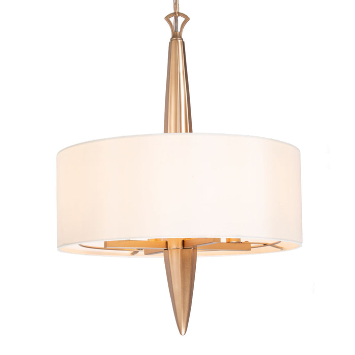 Aviris 4-Light Gold Chandelier