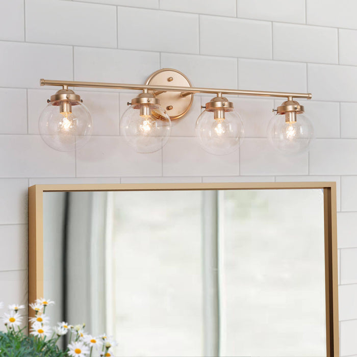 Lacorin 4-Light Gold Vanity Light