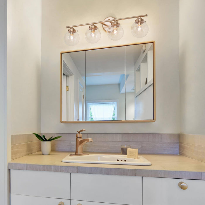 Lacorin 4-Light Gold Vanity Light