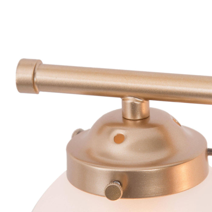 Lacorin 4-Light White And Gold Vanity Light