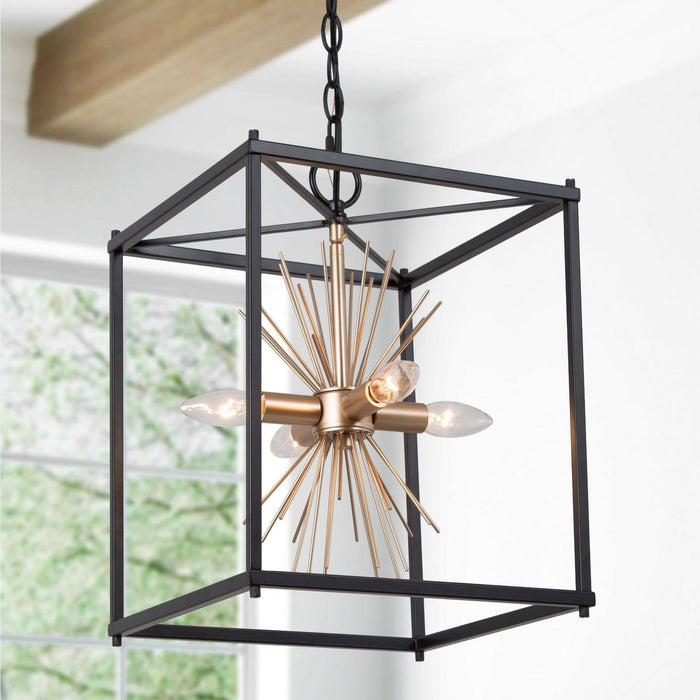 Lanmin 4-Light Metal Chandelier