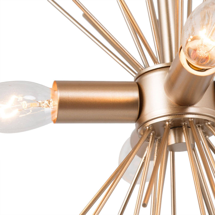 Lanmin 4-Light Metal Chandelier