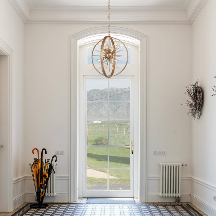 Lanmin 6-Light Gold Chandelier
