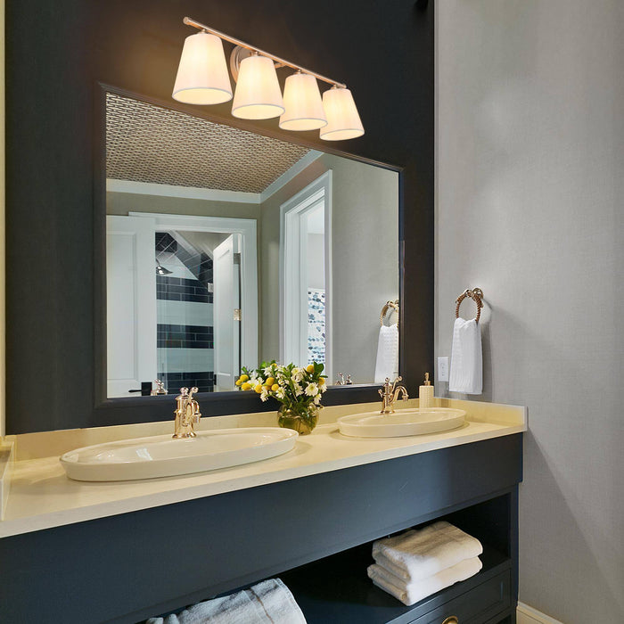Zorleth 4-Light Gold Bathroom Vanity Light