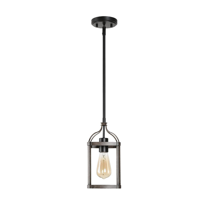 Sereris 1-Light Wood Pendant Light