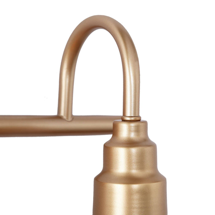 Nidarel 3-Light Gold Bathroom Vanity Light