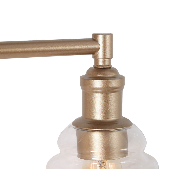 Adalyn 3-Light Gold Bathroom Vanity Light