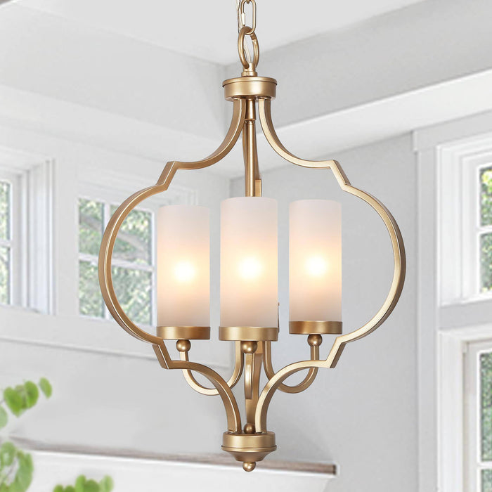 Nopari 3-Light Black Chandelier