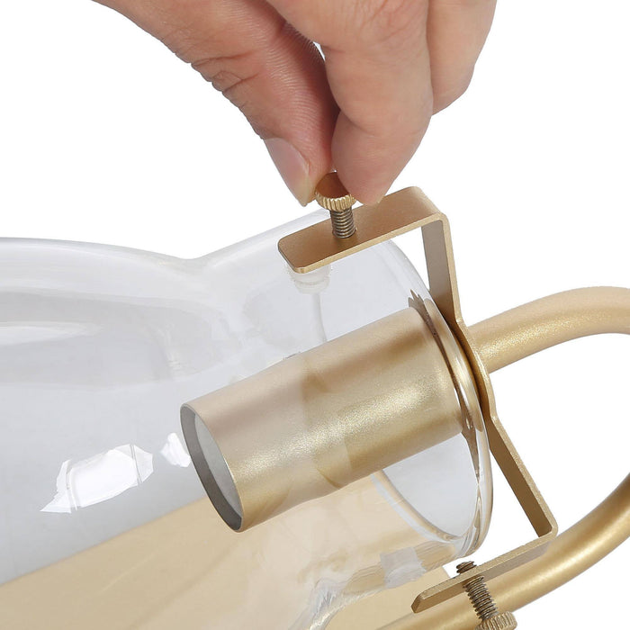 Erynia 2-Light Gold Bathroom Vanity Light