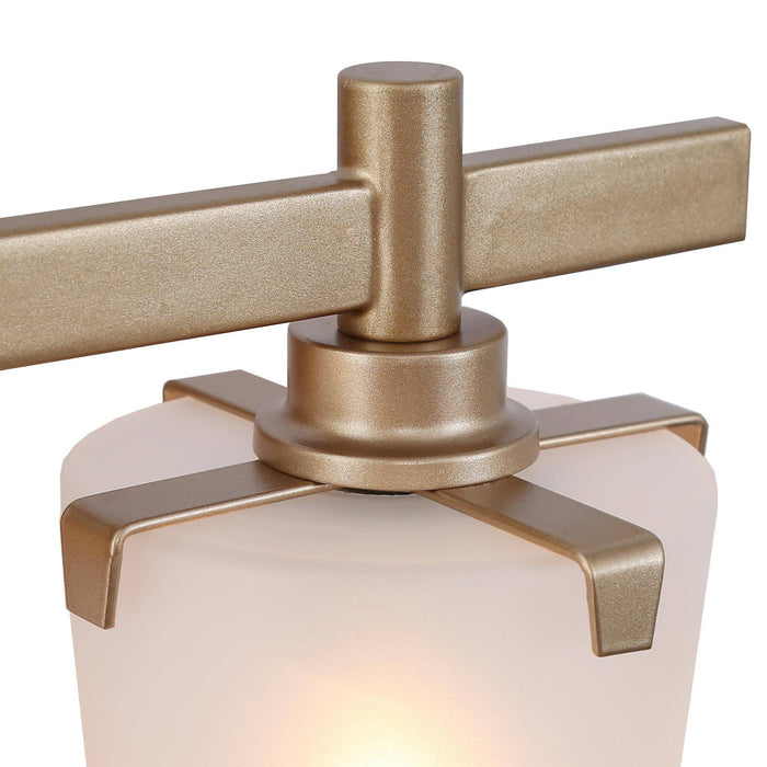 Baurele 2-Light Black Bathroom Vanity Light