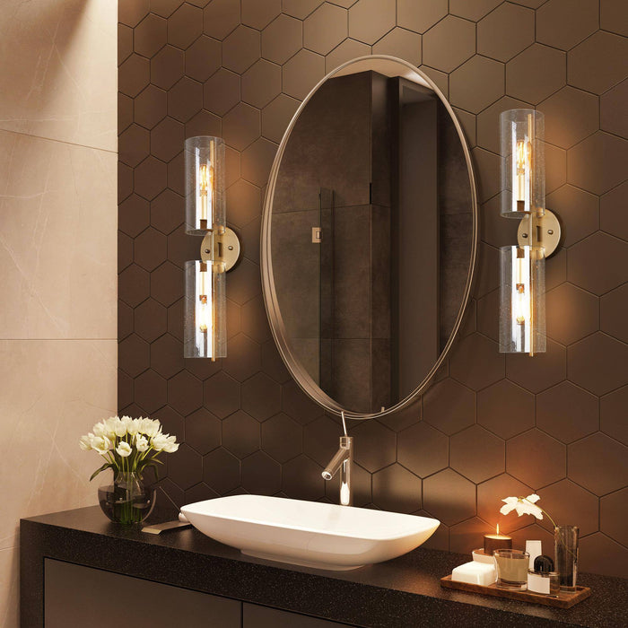 Calenie 2-Light Gold Bathroom Vanity Light