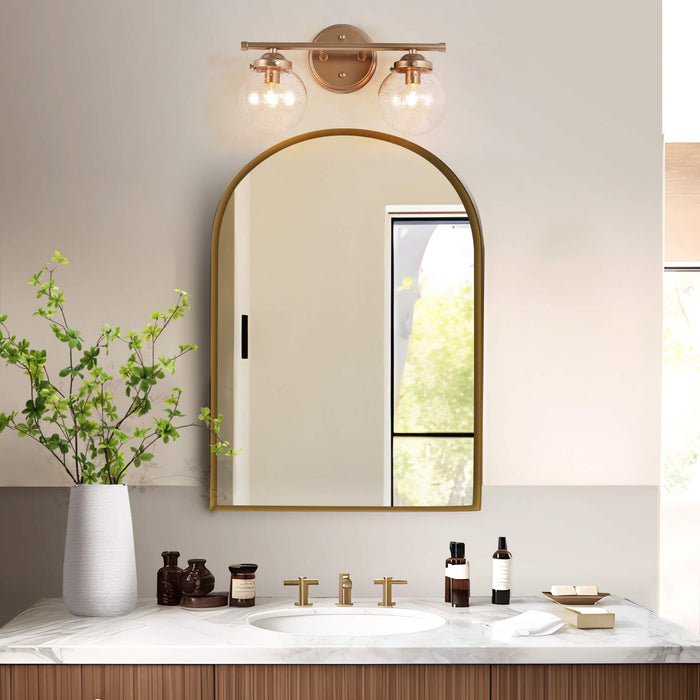 Lacorin 2-Light Gold Vanity Light