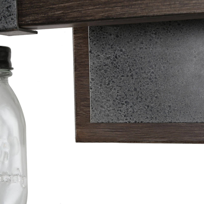 Amthyis 2-Light Wood Bathroom Vanity Light