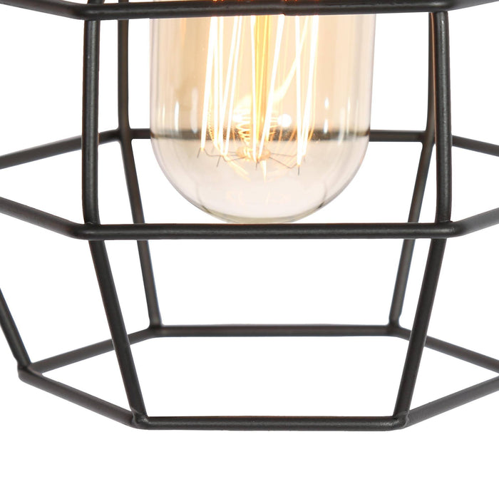 Twisol 3-Light Black Bathroom Vanity Light