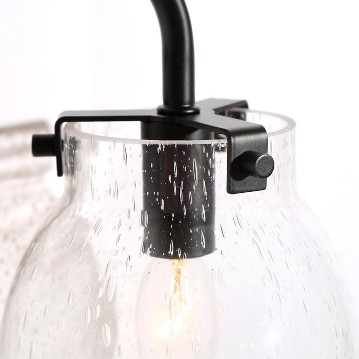 Canina 2-Light Black Bathroom Vanity Light