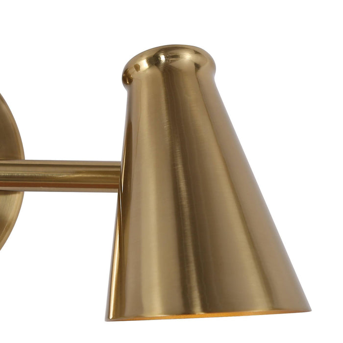 Paredy 2-Light Gold Vanity Light