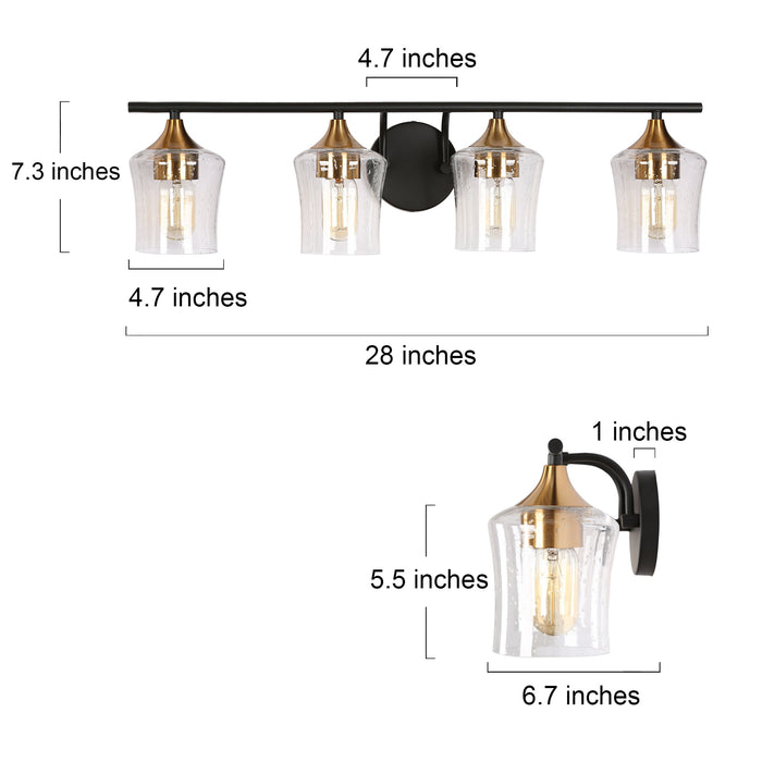 Serevo 4-Light Vanity Light