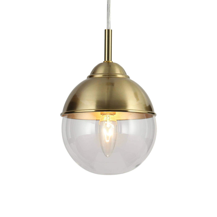 Arayton 1-Light Brass Pendant Light