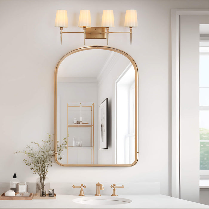 Sanant 4-Light Gold Bathroom Vanity Light