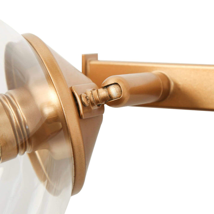 Isidore 4-Light Gold Bathroom Vanity Light