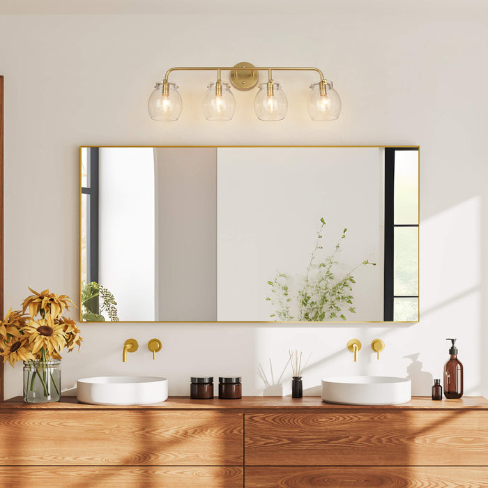 Canina 4-Light Gold Bathroom Vanity Light