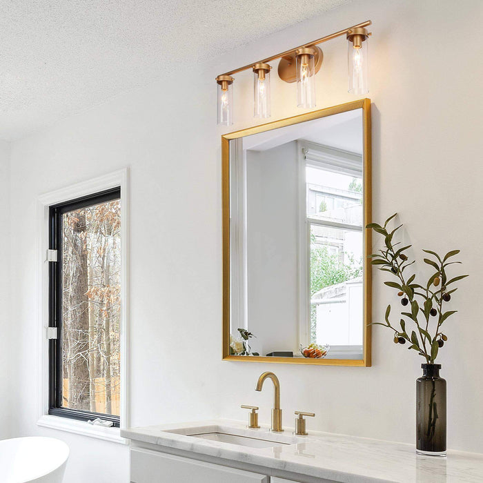 Savann 4-Light Gold Bathroom Vanity Light