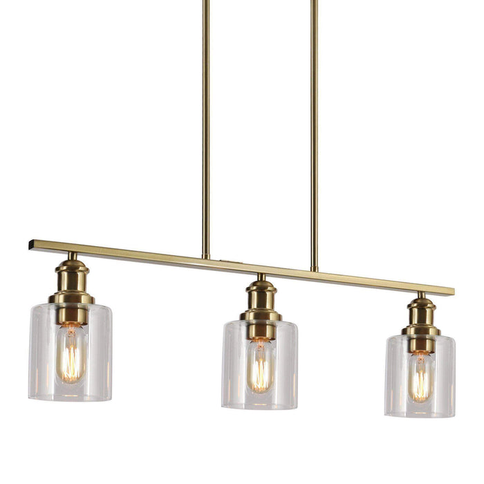 Arlimu 3-Light Brass Island Light