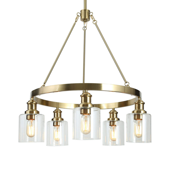 Arlimu 5-Light Brass Chandelier