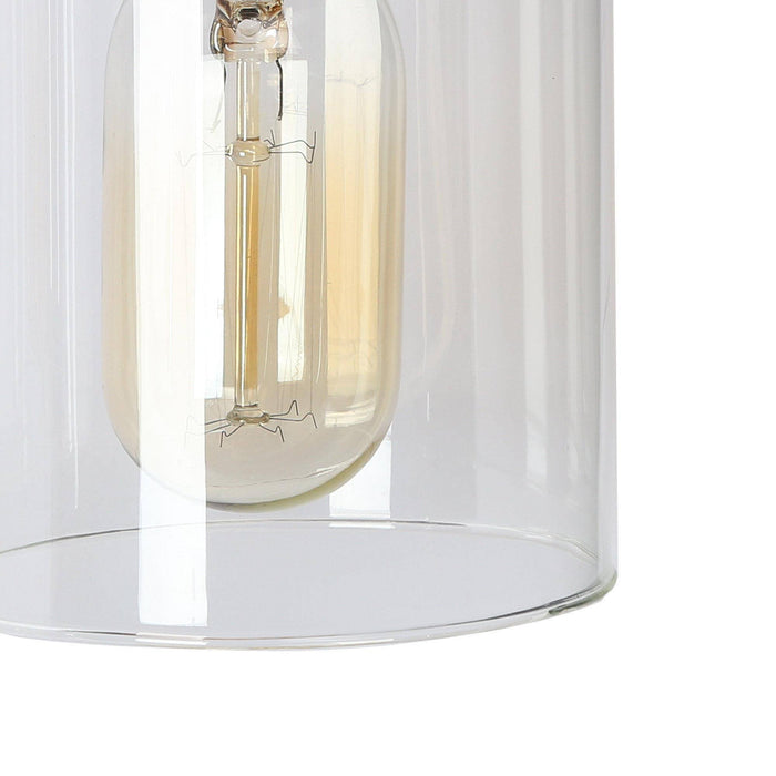 Ephedra 3-Light Black and Brass Bathroom Vanity Light