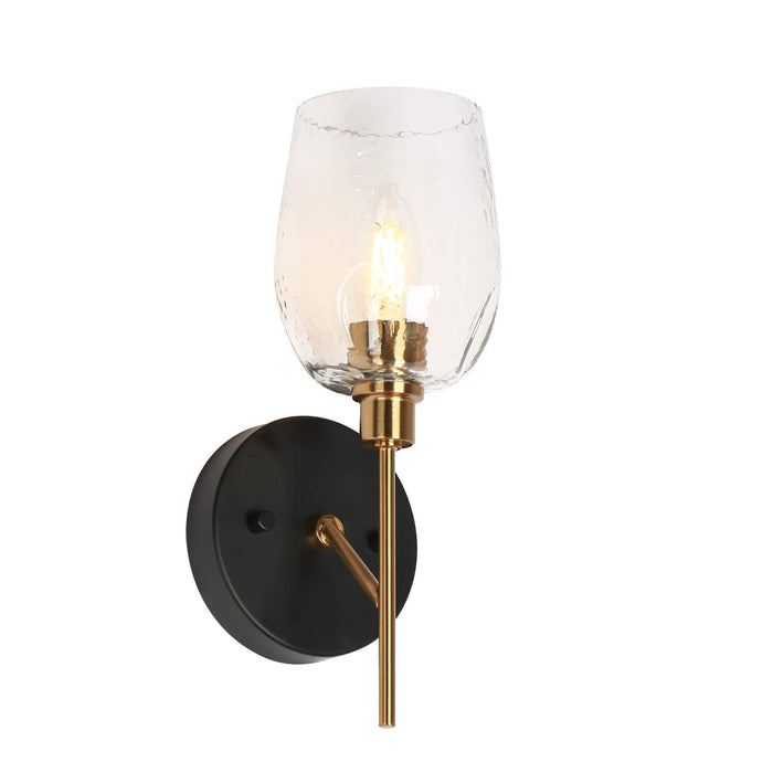 Fupoto 1-Light Brass Wall Sconce