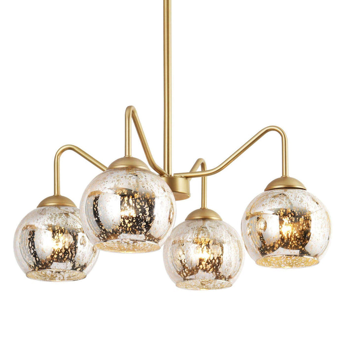 Deuday 4-Light Gold Chandelier