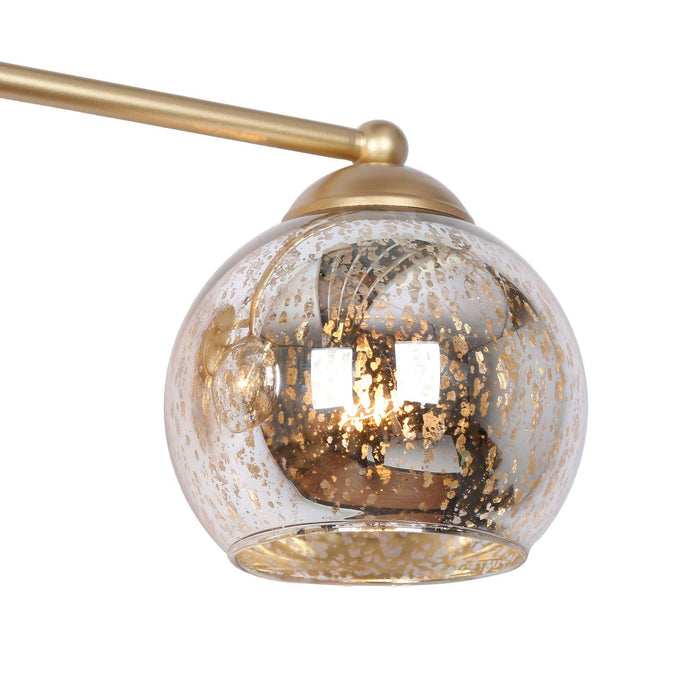 Deuday 3-Light Gold Bathroom Vanity Light