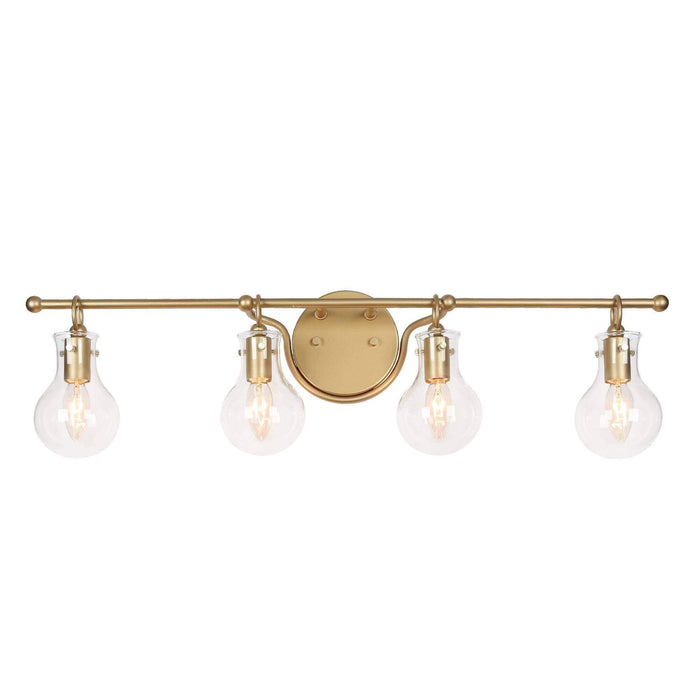 Phospa 4-Light Gold Bathroom Vanity Light