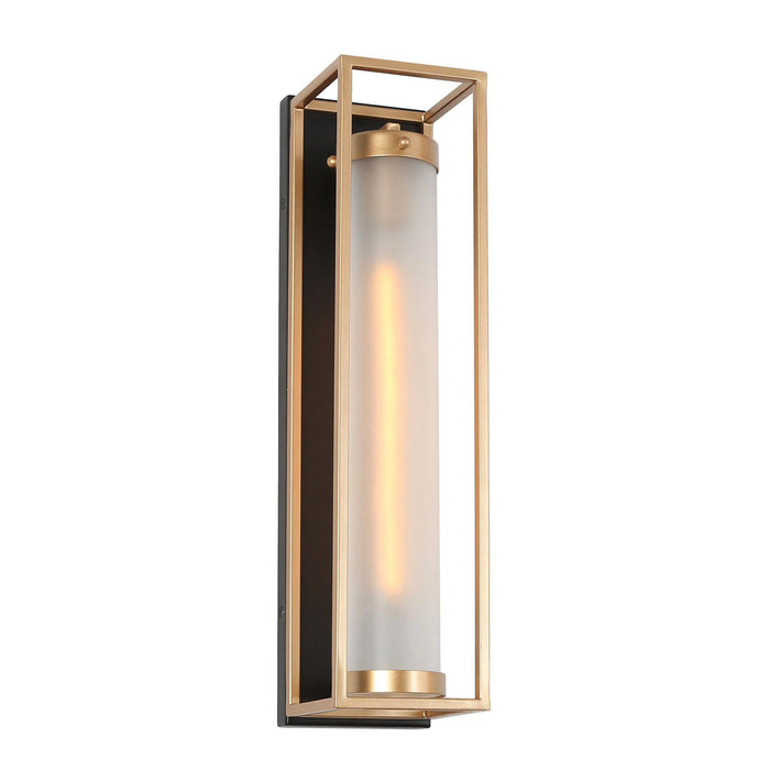 Euphor 1-Light Black and Brass Wall Sconces