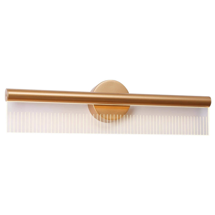 Calyro 1-Light LED Modern Gold Vanity Light