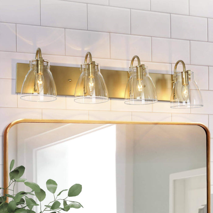 Erynia 4-Light Gold Bathroom Vanity Light