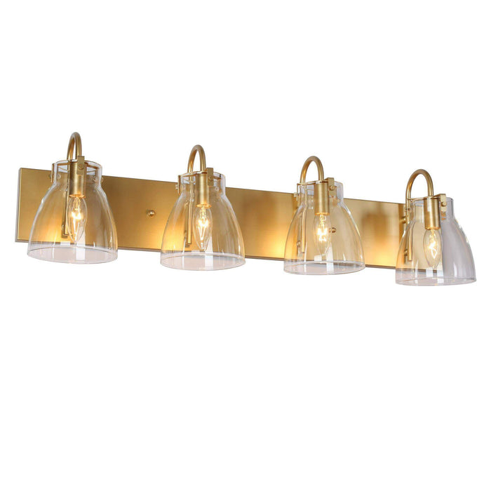 Erynia 4-Light Gold Bathroom Vanity Light