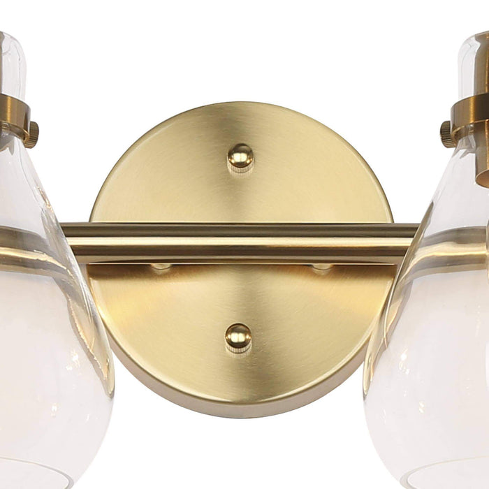 Thimbe 4-Light Brass Bathroom Vanity Light