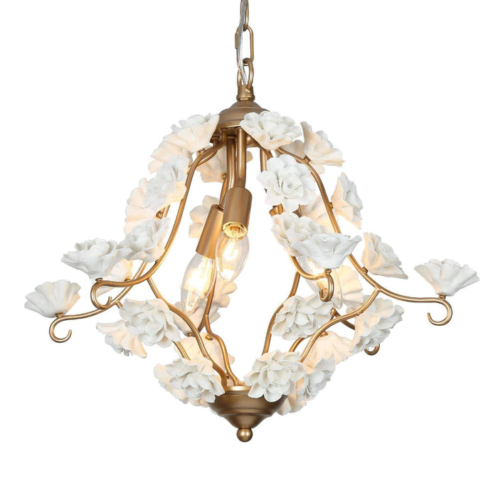 Arilen 3-Light Gold Chandelier