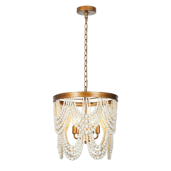 Amara 4-Light Gold Chandelier