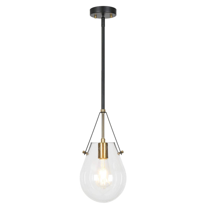 Colby 1-Light Brass Pendant Light