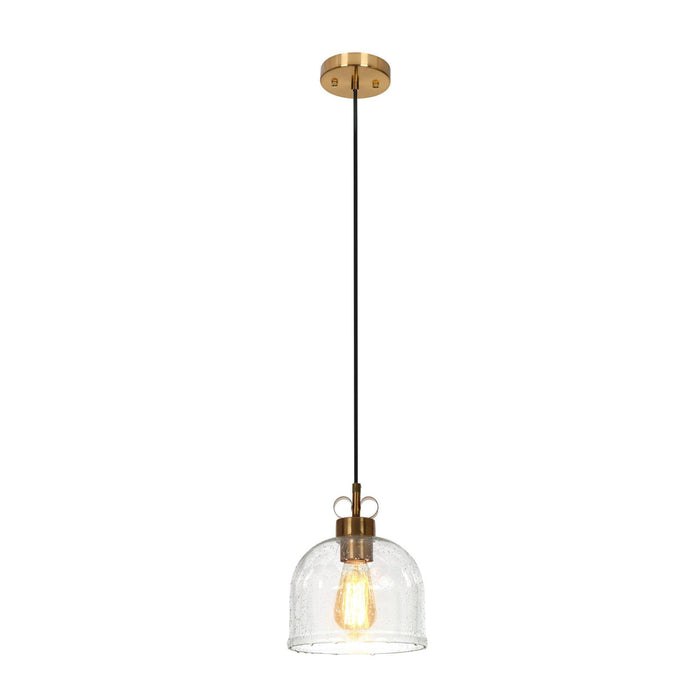 Mylene 1-Light Brass Pendant Light
