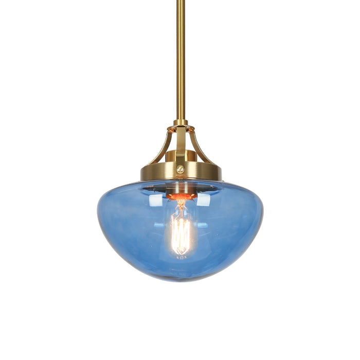 Astraya 1-Light Blue Pendant Light