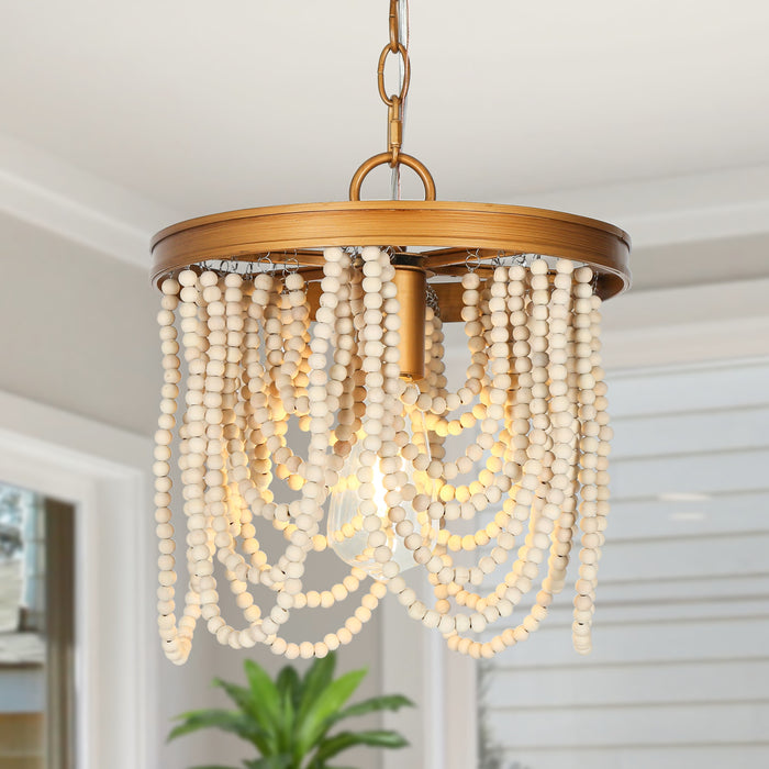 Mitzvah 1-Light Gold Pendant Light