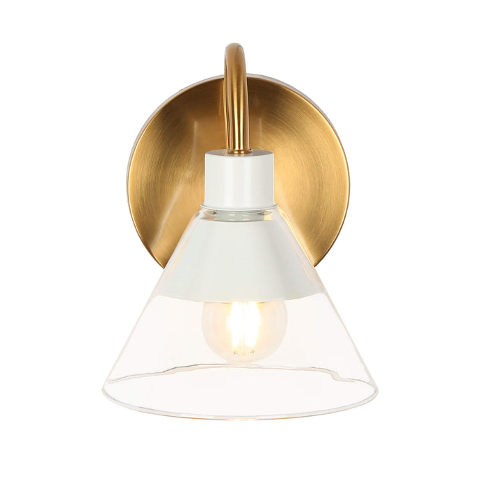 Senlian 1-Light Brass Wall Sconce