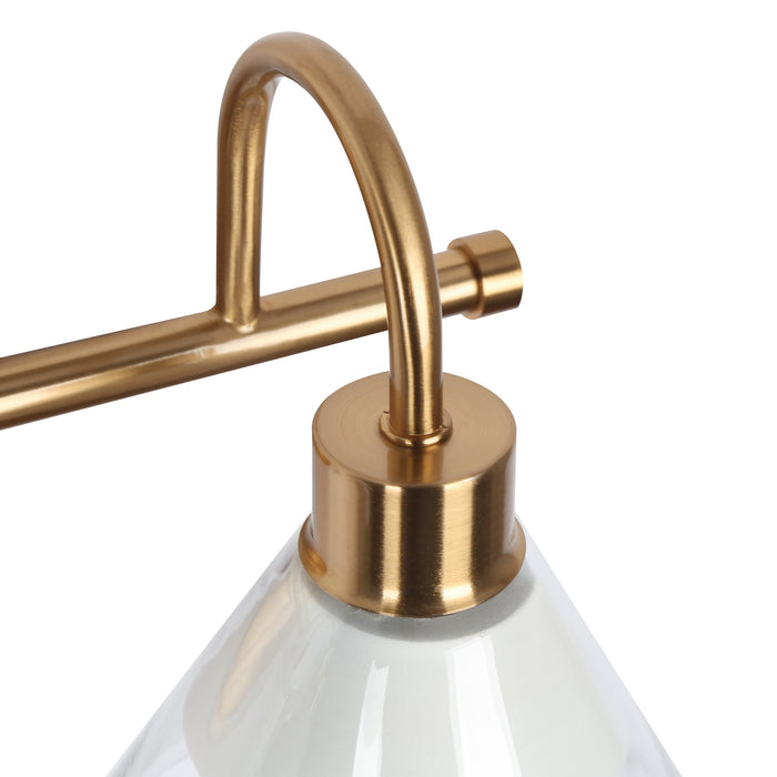 Senlian 2-Light Brass Bathroom Vanity Light